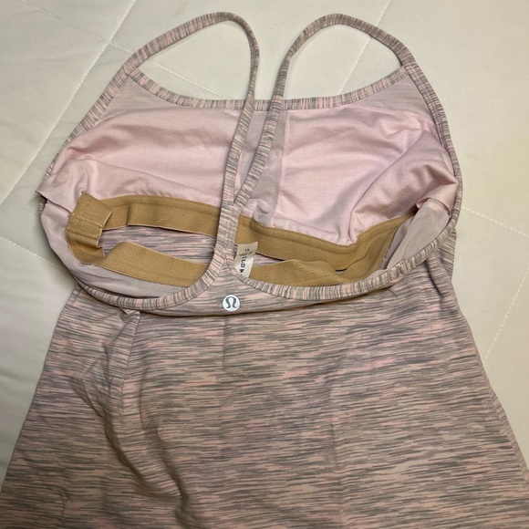 lululemon athletica Pink Heathered Power Y tank - Picture 3 of 5